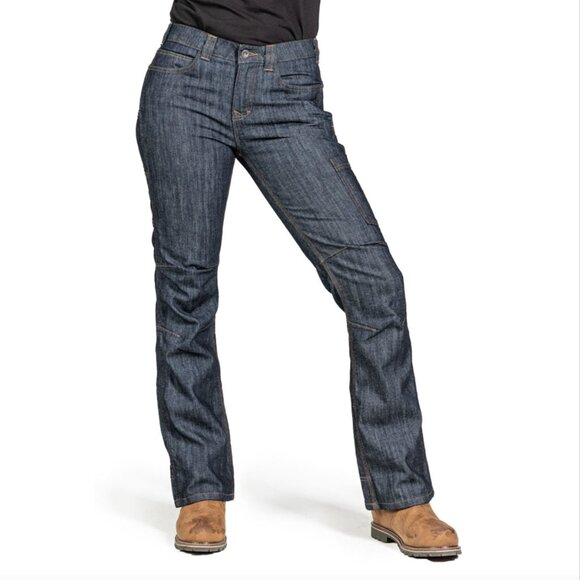 Dovetail Workwear Women's Dx Fr Bootcut Jeans, Size 14, Indigo Denim - Picture 10 of 13